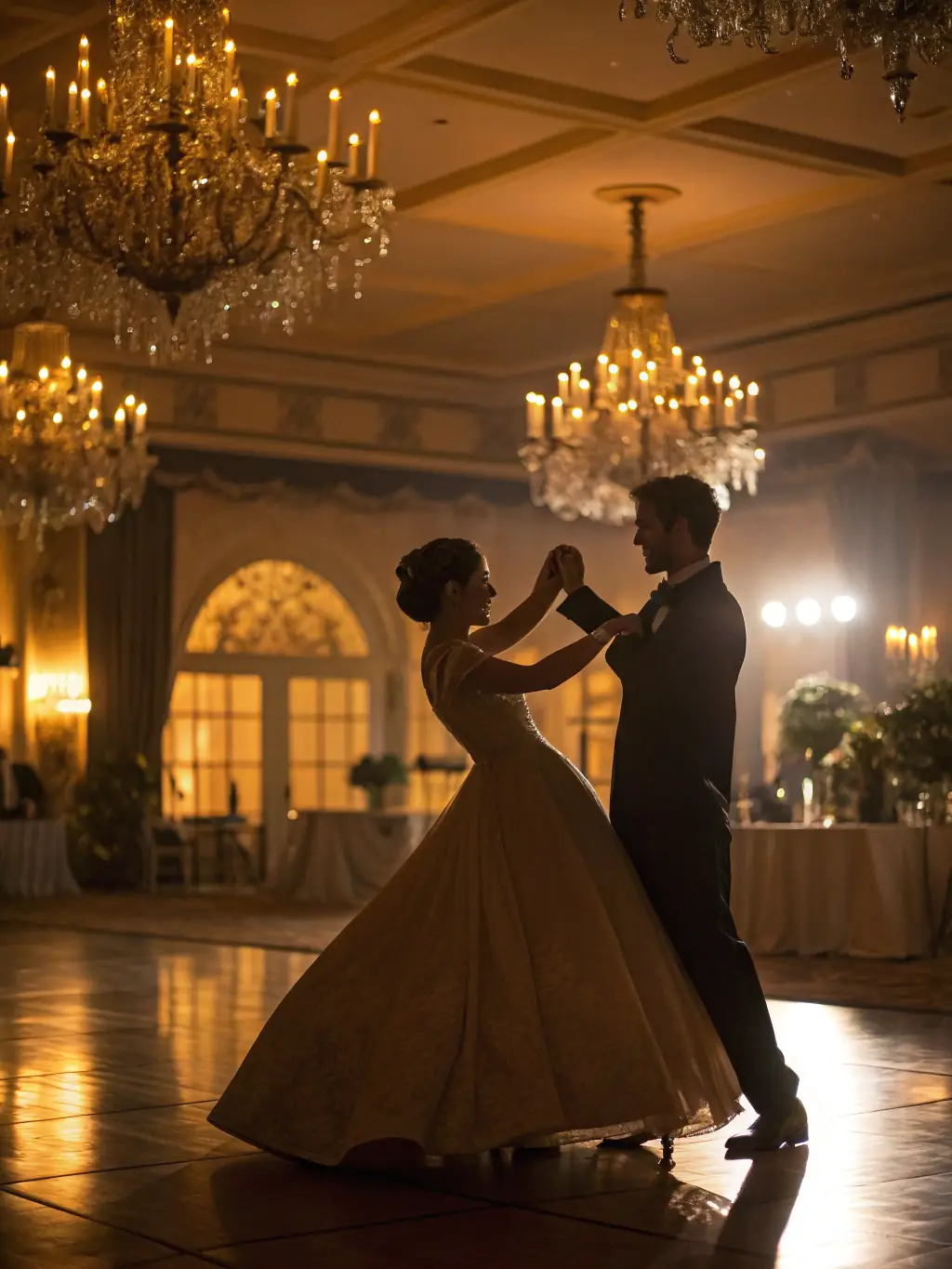 A couple gracefully dancing Bolero, showcasing the elegance and tradition of the dance.